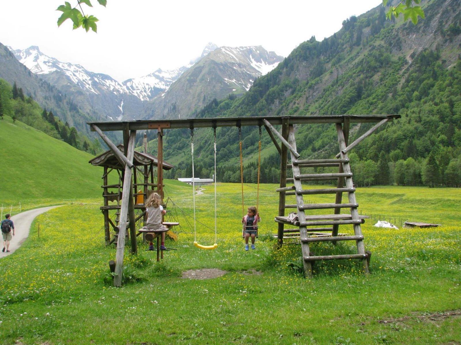 Ferienparadies Spielmannsau Oberstdorf Eksteriør billede